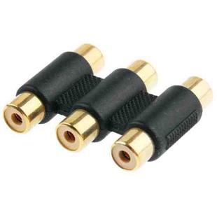 Gold-plated RGB Female to Female Connector(Black)