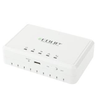 EDUP EP-9507N Portable 150Mbps Wireless 802.11N Router, Support 3G / AP / Repeater, Built-in 5000mAh Battery(White)