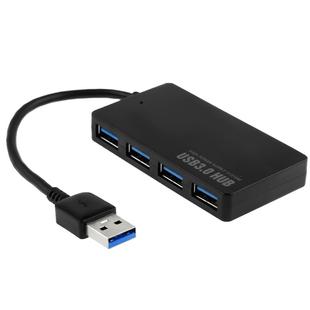 Portable Super Speed 4 Ports USB 3.0 HUB LED Indicator 5Gbps Hot-swap, Clear USB3.0 Signal