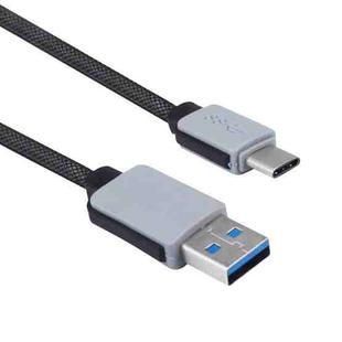 1m Woven Style 2A USB-C / Type-C 3.1 Male to USB 3.0 Male Data / Charger Cable