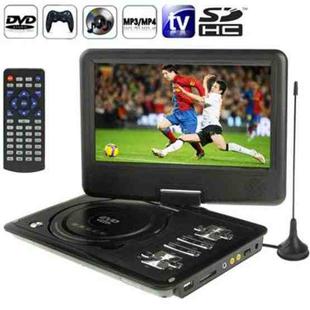 9.0 inch TFT LCD Screen Digital Multimedia Portable EVD / DVD with Card Reader & USB Ports, Support Analog TV (PAL / NTSC / SECAM) & Game Function, 270 Degree Rotation, Support SD / MS / MMC Card, Black(Black)