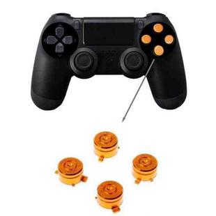Aluminum Metal Buttons for PS4 9mm Mod Kits Bullet(Gold)