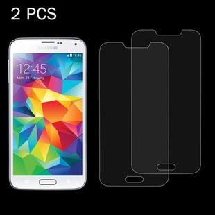 2 PCS for Galaxy S5 / G900 0.26mm 9H Surface Hardness 2.5D Explosion-proof Tempered Glass Screen Film