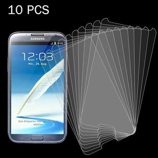10 PCS for Galaxy Note II / N7100 0.26mm 9H 2.5D Tempered Glass Film