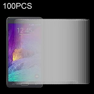 100 PCS for Galaxy Note 4 0.26mm 9H Surface Hardness Explosion-proof Non-full Screen Tempered Glass Film