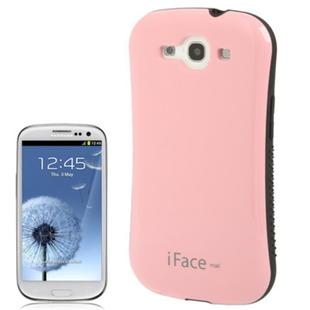 iFace Mall 3rd Series Urethane. PC Material Protective Shell for Galaxy SIII / i9300(Pink)