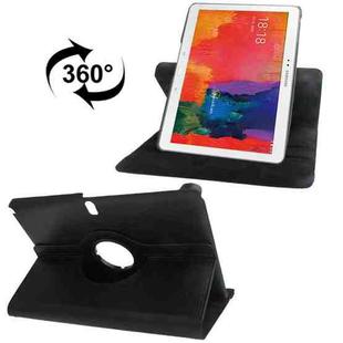 360 Degree Rotatable Litchi Texture Leather Case with 2-angle Viewing Holder for Galaxy Tab Pro 10.1 / T520(Black)