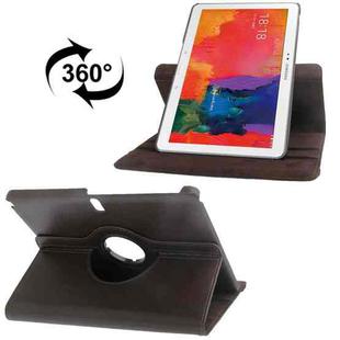 360 Degree Rotatable Litchi Texture Leather Case with 2-angle Viewing Holder for Galaxy Tab Pro 10.1 / T520(Coffee)