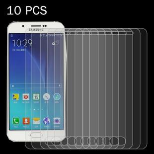 10 PCS for Galaxy A8 0.26mm 9H Surface Hardness 2.5D Explosion-proof Tempered Glass Screen Film