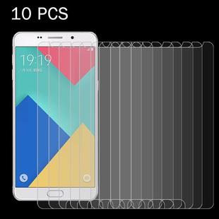 10 PCS for Galaxy A9 / A900 0.26mm 9H Surface Hardness 2.5D Explosion-proof Tempered Glass Screen Film