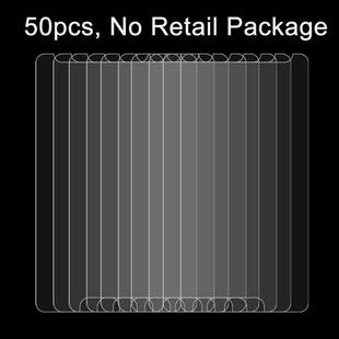 50 PCS for Galaxy A9 / A900 0.26mm 9H Surface Hardness 2.5D Explosion-proof Tempered Glass Film, No Retail Package