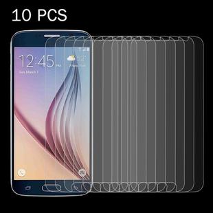 10 PCS 0.26mm 9H Surface Hardness 2.5D Explosion-proof Tempered Glass Screen Film for Galaxy S6 / G920