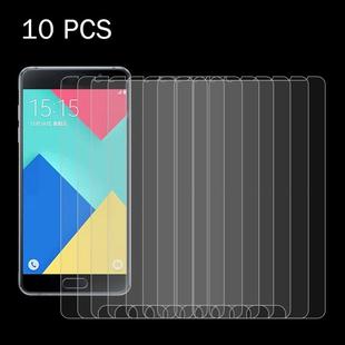 10 PCS for Galaxy A7(2016) / A710 0.26mm 9H Surface Hardness 2.5D Explosion-proof Tempered Glass Screen Film