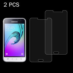 2 PCS for Galaxy J1(2016) / J120 0.26mm 9H Surface Hardness 2.5D Explosion-proof Tempered Glass Screen Film