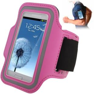 Sports Armband Case with Earphone Hole for Galaxy SIII mini/ i8190 , Galaxy Trend Duos / S7562 (Pink)