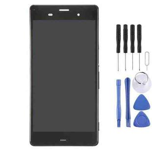 LCD Display + Touch Panel with Frame for Sony Xperia Z3 (Dual SIM Version) / D6633 / L55U(Black)