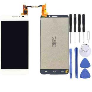 OEM LCD Screen for Alcatel One Touch Idol X / 6040 / 6040A with Digitizer Full Assembly (White)