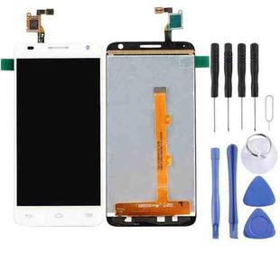 OEM LCD Screen for Alcatel One Touch Idol 2 Mini S / 6036 / 6036Y with Digitizer Full Assembly (White)