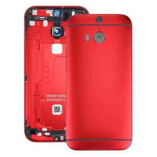 Back Housing Cover for HTC One M8(Red)