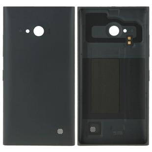 Solid Color Plastic Battery  Back Cover for Nokia Lumia 730(Black)