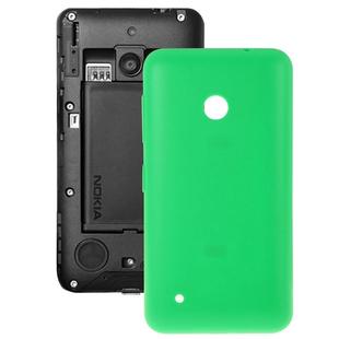 Solid Color Plastic Battery Back Cover for Nokia Lumia 530/Rock/M-1018/RM-1020(Green)