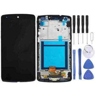 LCD Display + Touch Panel with Frame  for Google Nexus 5 / D820 / D821(Black)