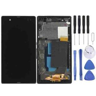 LCD Display + Touch Panel with Frame  for Sony Xperia Z / L36H / C6603 / C6602(Black)