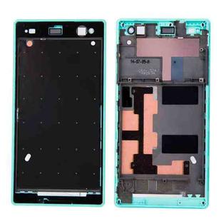 Front Housing  with Adhesive for Sony Xperia C3(Green)