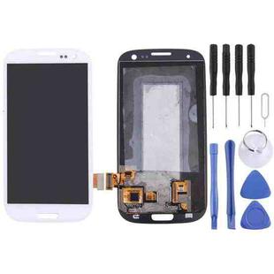 Original LCD Display + Touch Panel for Galaxy SIII / i9300(White)