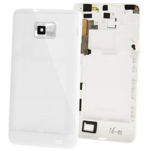 For Galaxy S II / i9100 3 in 1 Original Back Cover + Original Volume Button + Original Full Housing Chassis(White)