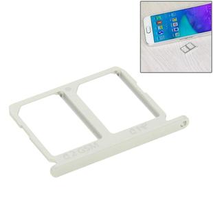 For Galaxy S6 2 SIM Card Tray (Silver)