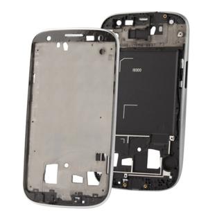 For Galaxy S III / i9300 Original 2 in 1 LCD Middle Board + Original Front Chassis(Silver)