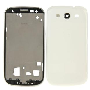 For Galaxy SIII LTE / i9305 Full Housing Faceplate Cover  (White)
