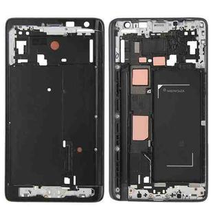 For Galaxy Note Edge / N915 Front Housing LCD Frame Bezel Plate  (Black)