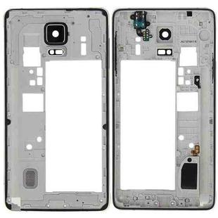 For Galaxy Note 4 / N910F Middle Frame Bezel Back Plate Housing Camera Lens Panel  (Black)