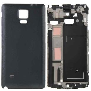 For Galaxy Note 4 / N910F Full Housing Cover (Front Housing LCD Frame Bezel Plate + Battery Back Cover ) (Black)