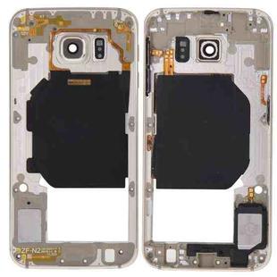 For Galaxy S6 / G920F Back Plate Housing Camera Lens Panel  with Side Keys and Speaker Ringer Buzzer (Gold)