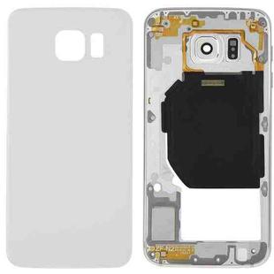 For Galaxy S6 / G920F Full Housing Cover (Back Plate Housing Camera Lens Panel + Battery Back Cover ) (White)