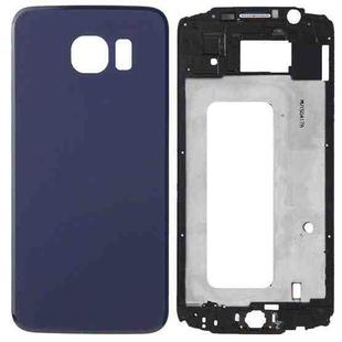 For Galaxy S6 / G920F Full Housing Cover (Front Housing LCD Frame Bezel Plate + Battery Back Cover ) (Blue)