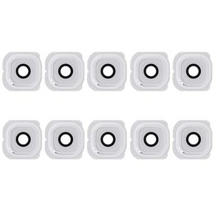 For Galaxy S6 Edge / G925 10pcs Camera Lens Cover with Sticker (White)