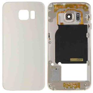 For Galaxy S6 Edge / G925 Full Housing Cover (Back Plate Housing Camera Lens Panel + Battery Back Cover ) (Gold)
