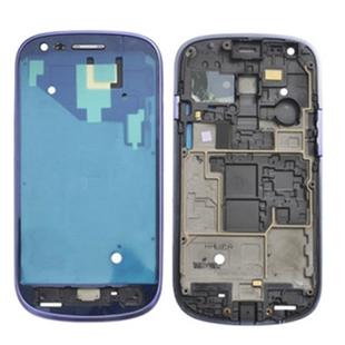 For Galaxy SIII mini / i8190 Front Housing LCD Frame Bezel Plate  (Dark Blue)