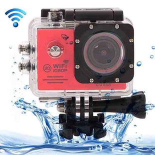 SJ7000 Full HD 1080P 2.0 inch LCD Screen Novatek 96655 WiFi Sports Camcorder Camera with Waterproof Case, 170 Degrees HD Wide-angle Lens, 30m Waterproof(Red)