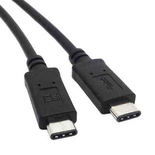 1m USB 3.1 Type C Male Connector to Male Extension Data Cable, For Tablet & Mobile Phone & Hard Disk Drive(Black)
