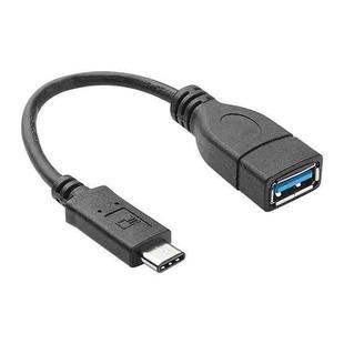 20cm USB 3.1 Type C Male to USB 3.0 Type A Female OTG Data Cable, For Nokia N1 / Macbook 12(Black)