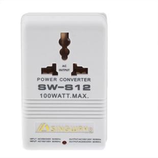 US Plug Adapter,100W Power Converter AC117V to AC230V(White)
