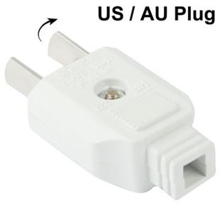 US / AU Plug AC Wall Universal Travel Power Socket Plug Adaptor(White)