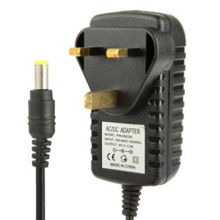 High Quality UK Plug AC 100-240V to DC 9V 2A Power Adapter, Tips: 5.5 x 2.1mm, Cable Length: 1m