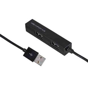 High Speed 480Mbps 4 Ports USB 2.0 HUB Portable USB Splitter(Black)