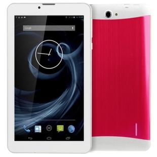 7.0 inch Tablet PC, 1GB+16GB, 3G Phone Call Android 4.4.2, MTK6582 Quad Core up to 1.3GHz, OTG, Dual SIM, GPS, WIFI, Bluetooth(Magenta)